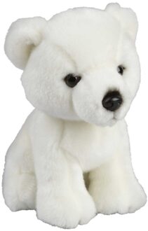 IJsberen speelgoed artikelen ijsbeer knuffelbeest wit 18 cm