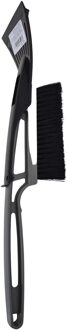 Ijskrabber - met borstel - 52 cm - grijs - kunststof - Ruiten krabber - Auto accessoires