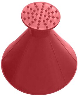 Ijskrabber Nuttig Voorruit Sneeuw Removal Magic Outdoor Ijs Schop Kegel Vormige Trechter Sneeuw Remover Tool Schrapen een Ronde 14 rood