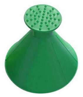 Ijskrabber Voorruit Kegelvormige Sneeuw Schop Tool Outdoor Ijs Schop Trechter Auto Achteruitkijkspiegel Sneeuw Remover Tool 14.5CM groen