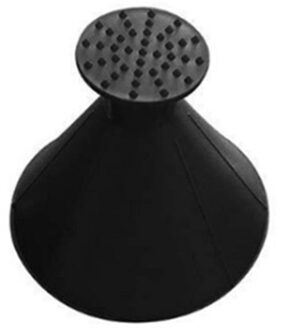 Ijskrabber Voorruit Kegelvormige Sneeuw Schop Tool Outdoor Ijs Schop Trechter Auto Achteruitkijkspiegel Sneeuw Remover Tool 14.5CM zwart