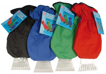 IJskrabbers met warme handschoen - rood - volwassenen - Auto winter accessoires