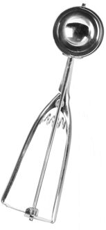 IJslepel/ijsschep - scoops opscheppen - RVS - L22 x D6 cm - IJsscheppen