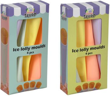 IJslollymaker UNI squeeze voor 4 ijsjes verschillende
