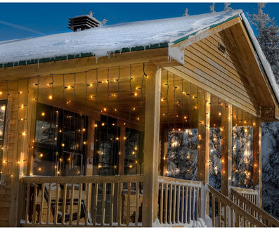 Ijspegelverlichting - lichtsnoer -189 led lampjes - warm wit - 200 cm - flash