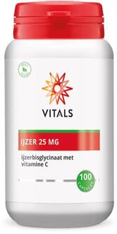 IJzer 25 mg Voedingssupplementen - 100 vegicaps