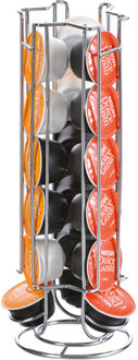 Ijzer Chroom Plating Stand Koffie Capsules Opbergrek Metalen Koffie Pod Houder Voor 18Pcs Dolce Gusto Capsule
