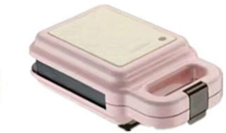 Ijzer Sandwich Maker Machine Bubble Ei Taart Oven Ontbijt Wafel Machine 220V 600W Elektrische Wafels Maker roze / Au