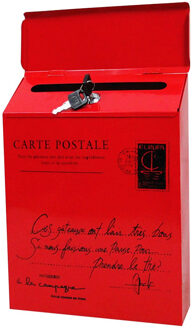Ijzer Slot Brief Doos Vintage Wall Mount Mailbox Mail Postal Brief Krant Doos HKS99 oranje