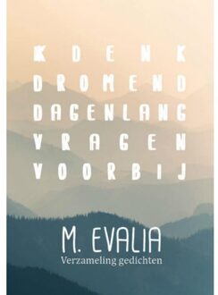 Ik denk dromend dagenlang vragen voorbij - Boek M. Evalia (946367862X)