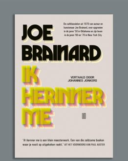 Ik herinner me - Joe Brainard - ebook