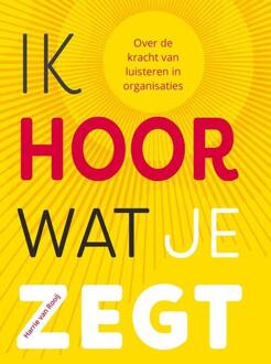 Ik hoor wat je zegt -  Harrie van Rooij (ISBN: 9789083572611)