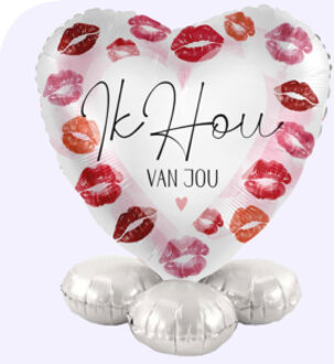 Ik hou van jou ballon cadeau