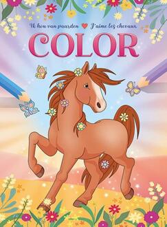 Ik hou van paarden kleurblok / J'aime les chevaux bloc de coloriage -  Znu (ISBN: 9789044767049)