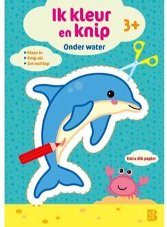 Ik Kleur En Knip: Onder Water - Ik Kleur En Knip