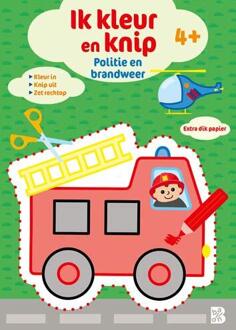 Ik kleur en knip: Politie en brandweer -   (ISBN: 9789403244976)