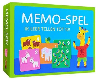 Ik leer tellen tot 10! Memo-spel -  Znu (ISBN: 9789044768213)