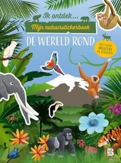 Ik ontdek: Mijn natuurstickerboek: De wereld rond - (ISBN: 9789403240350)