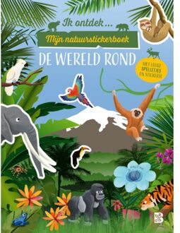 Ik Ontdek: Mijn Natuurstickerboek: De Wereld Rond