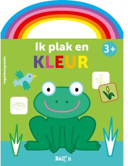 Ik Plak En Kleur 3+ (Kikker Groen) - Regenboog