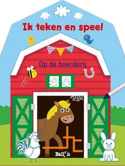 Ik Teken En Speel Op De Boerderij - Ik Speel En Leer (Wipe & Clean)