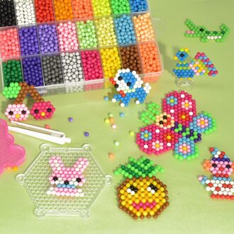 Ikauoie Diy Zekering Kraal Magic Water Creatie Kraal Instelling Pen Pincet Nail Board Kit Accessoires Kid Kinderen Speelgoed Kinderen