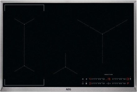 IKE84445XB - Inductie - 4 Kookzones - Afzuigkap Zwart