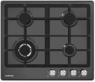 IKG6024WGZWA Gas kookplaat Zwart