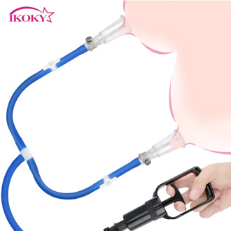 IKOKY Clitoris Enhancement Pump Nipple Enhancement Pump Enlarger Sucking Massager Sex Toy For Woman Valve Vacuum Pump Erotic
