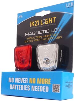 Ikzi verlichtingsset led magnetisch 11-delig Rood