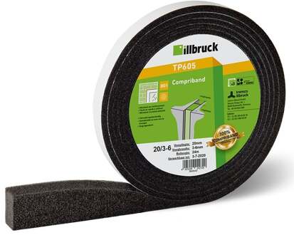 Illbruck TP610 ILLMOD COMPRI | 15/3-6 | 5 pak a 4 rollen van 8 meter - TP610358041