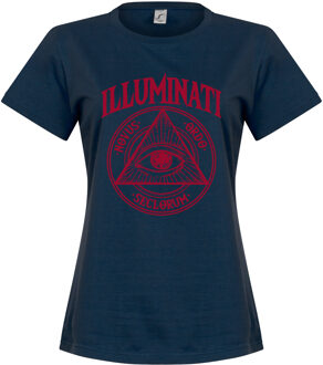 Illuminati Dames T-Shirt - Navy - L