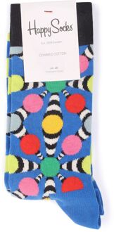 Illusion Big Dot Sock Blauw