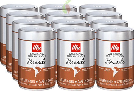 Illy Brazil koffiebonen 250 gram