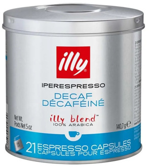 Illy Iperespresso decaffeinated, 21 LLY capsules