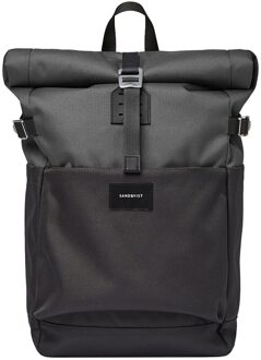 Ilon Backpack multi dark Laptoprugzak Zwart - H 38 x B 26 x D 12