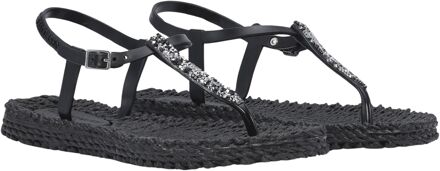 Ilse Jacobsen Cheerful Ankle Glitter Sandalen Dames zwart - 36