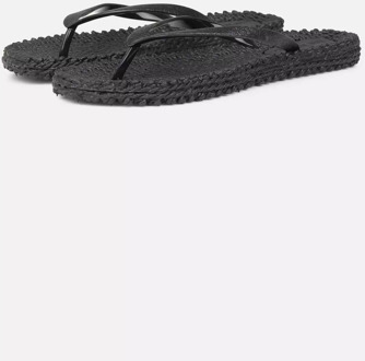 Ilse Jacobsen Dames Teenslippers Cheerful01 - Zwart - Maat 42