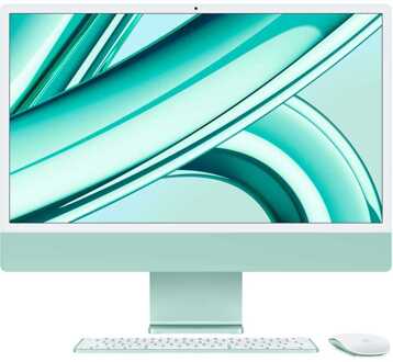 iMac 24 (2023) M3 (8 core CPU/10 core GPU) 256GB All-in-one PC Groen