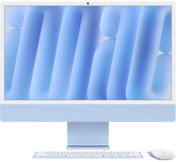 iMac 24 (2024) M4 (10 core CPU/10 core GPU) 16GB/512GB All-in-one PC Blauw