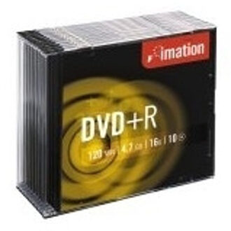 Imation DVD+R 120min/4,7Gb 10 stuks in slimcase