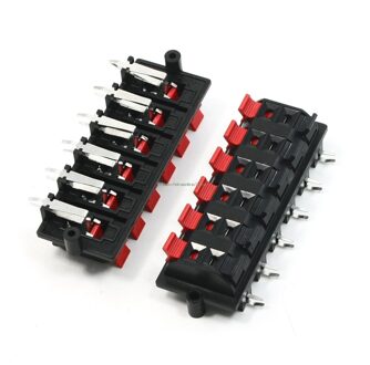 IMC 2 stks Dubbele Rij Rood Zwart 12 Pin 12 in Jack Speaker Terminals
