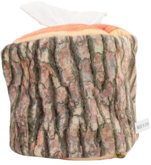 Imitatie Boomschors Tissue Doos Desktop Storage Servet Houder Wc-papier Case Woonkamer Keuken Organizer Home Decor