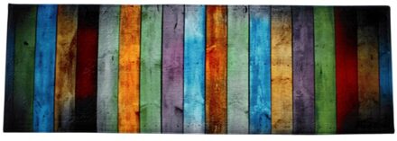 Imitatie Hout Gedrukt Vloermat Anti-Slip Deur Mat Machine Wasbaar Non-Fading Tapijt Shaggy Zachte Deurmat Keuken tapijt Matten 40x60cm