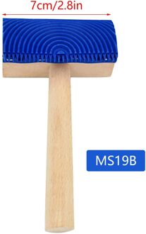 Imitatie Hout Korrelen Patroon Muur Textuur Art Diy Houten Handvat Penseel Schilderen Tool Rubber Graan Home Decoratie