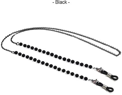 Imitatie Parel Glazen Ketting Masker Lanyard Zonnebril Keten Anti-Verloren Opknoping Glazen Touw Minimalistische Stijl Bead Chain Lenzenvloeistof 01