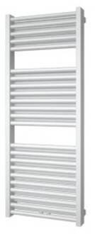 Imola M designradiator horizontaal m. middenaansluiting 1230x500mm 802W wit