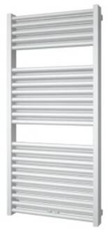 Imola M designradiator horizontaal m. middenaansluiting 1230x600mm 943W wit