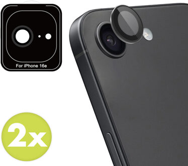 Imoshion 2 Pack Camera lens protector Apple iPhone 16e - Zwart