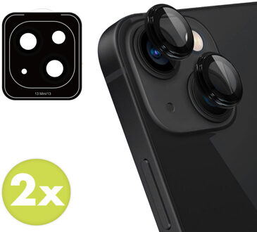 Imoshion 2 Pack Camera lens protector voor de Apple iPhone 13 - Zwart